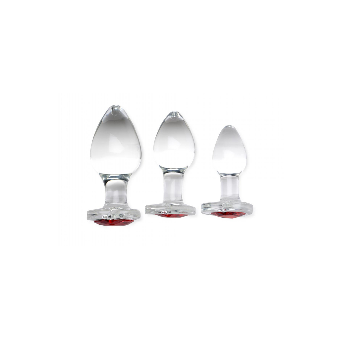 HEARTSHAPED BUTT PLUG SET