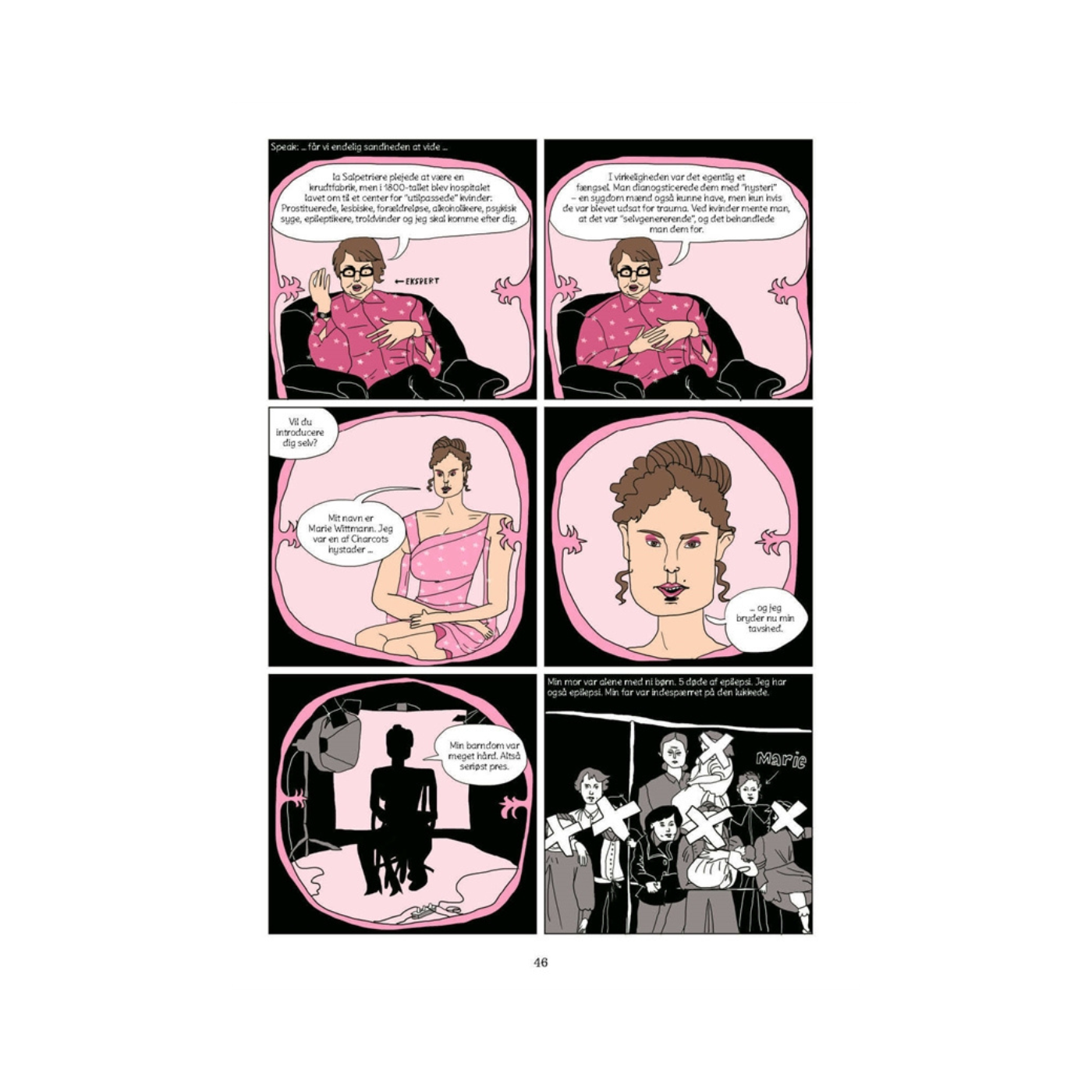 JEG VAR DIN MUSE - Feministisk grafisk novelle