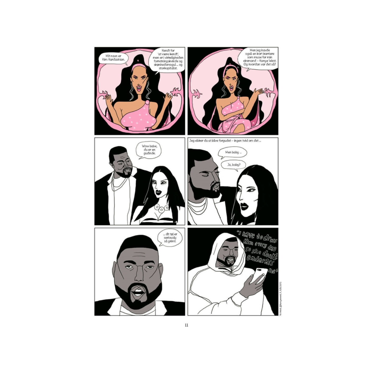JEG VAR DIN MUSE - Feministisk grafisk novelle