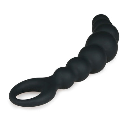 Beaded anal plug set fra en anden vinkel