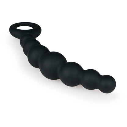Beaded anal plug set fra siden