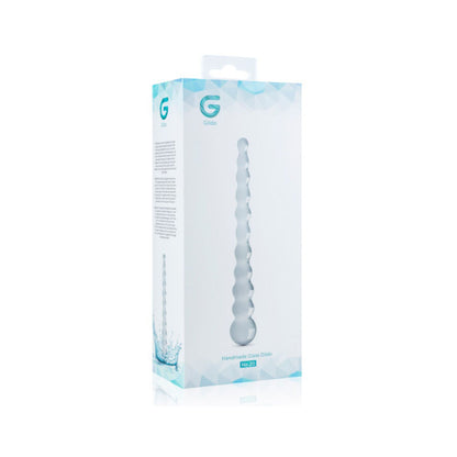 Crystal delight glas dildo fra Gildo set fra en anden vinkel