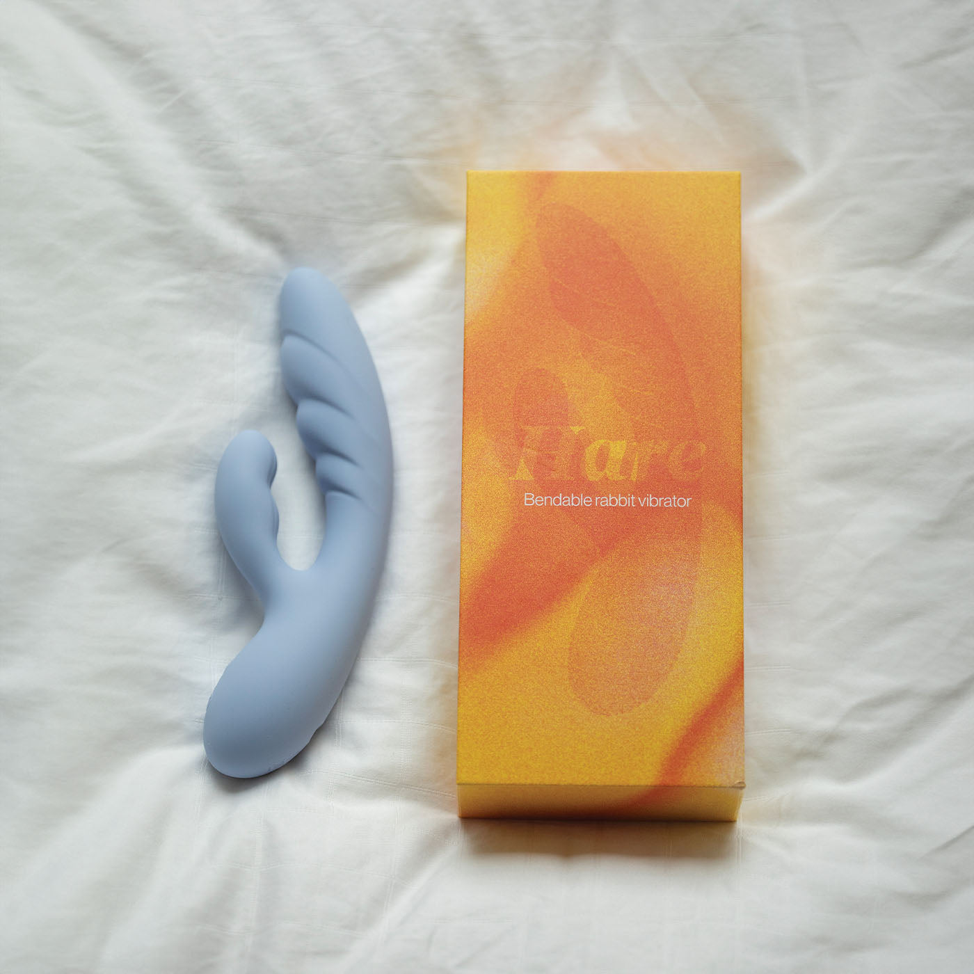 Hare rabbit vibrator med rillet top med kasse