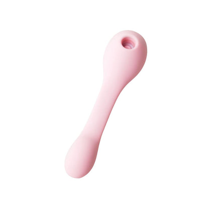 Coco suction toy i rosa på hvid baggrund set fra siden