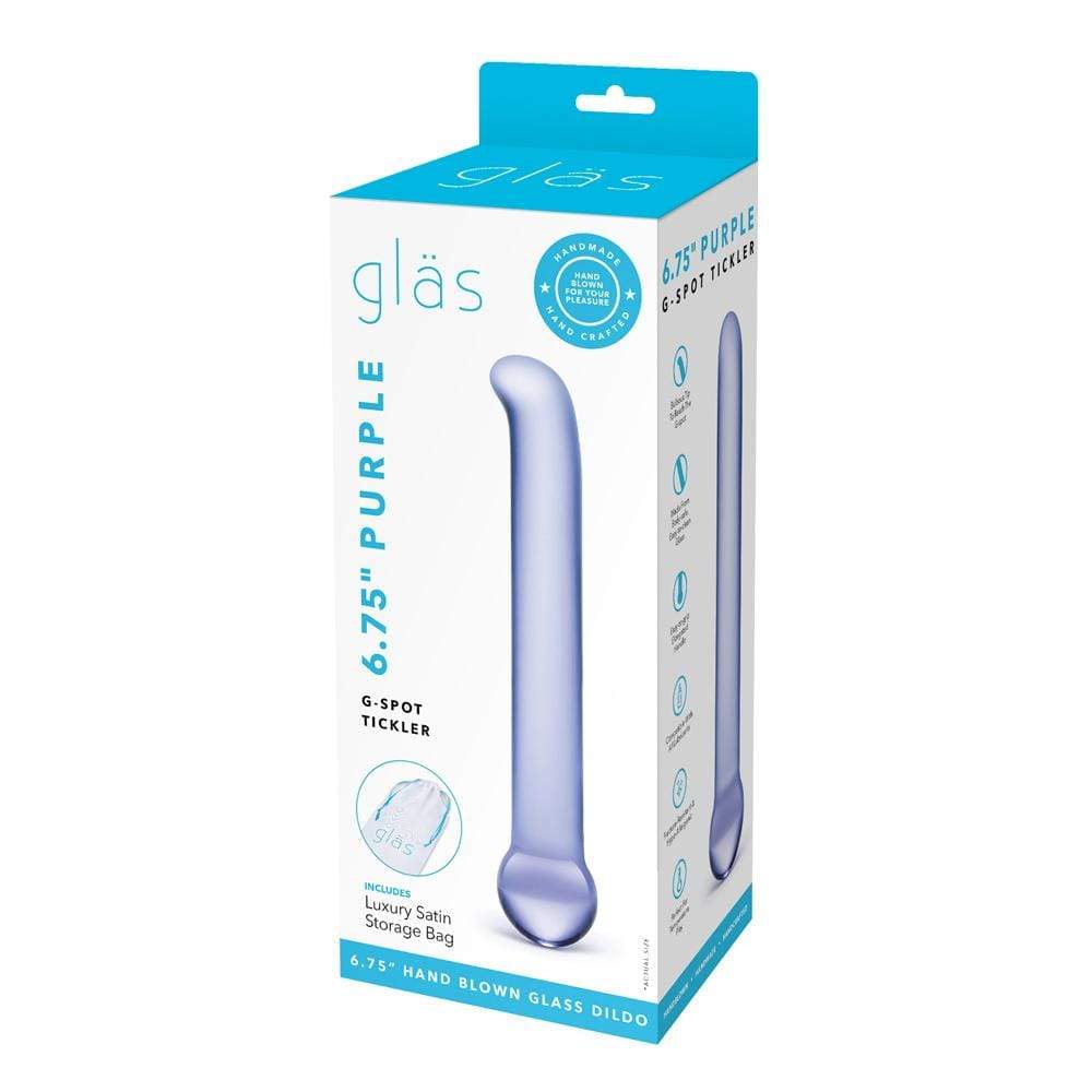 Lilla glas g-punkts dildo fra gläs i æske