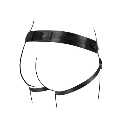 Harness med plads til 2 dildoer fra No-Parts set fra en anden vinkel