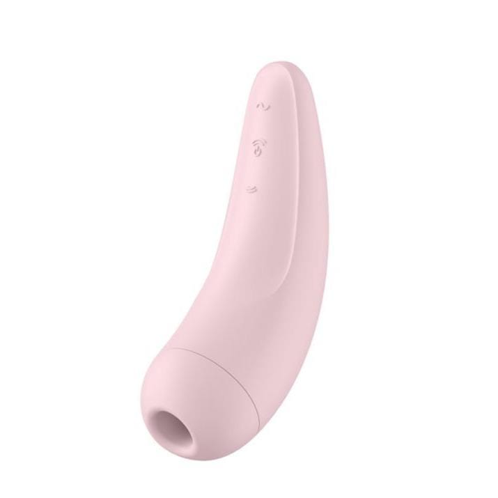 CURVY 2+ KLITORIS App kontrolleret stimulator og vibrator fra Satisfyer Lyserød