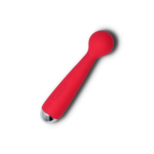 Mini wand vibrator fra svakom med vibrerende hoved hoved violet i rød
